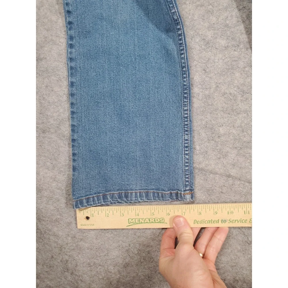 Carhartt Jeans Youth Boys 14 Straight Leg Elastic Waist Farm Outdoors Blue